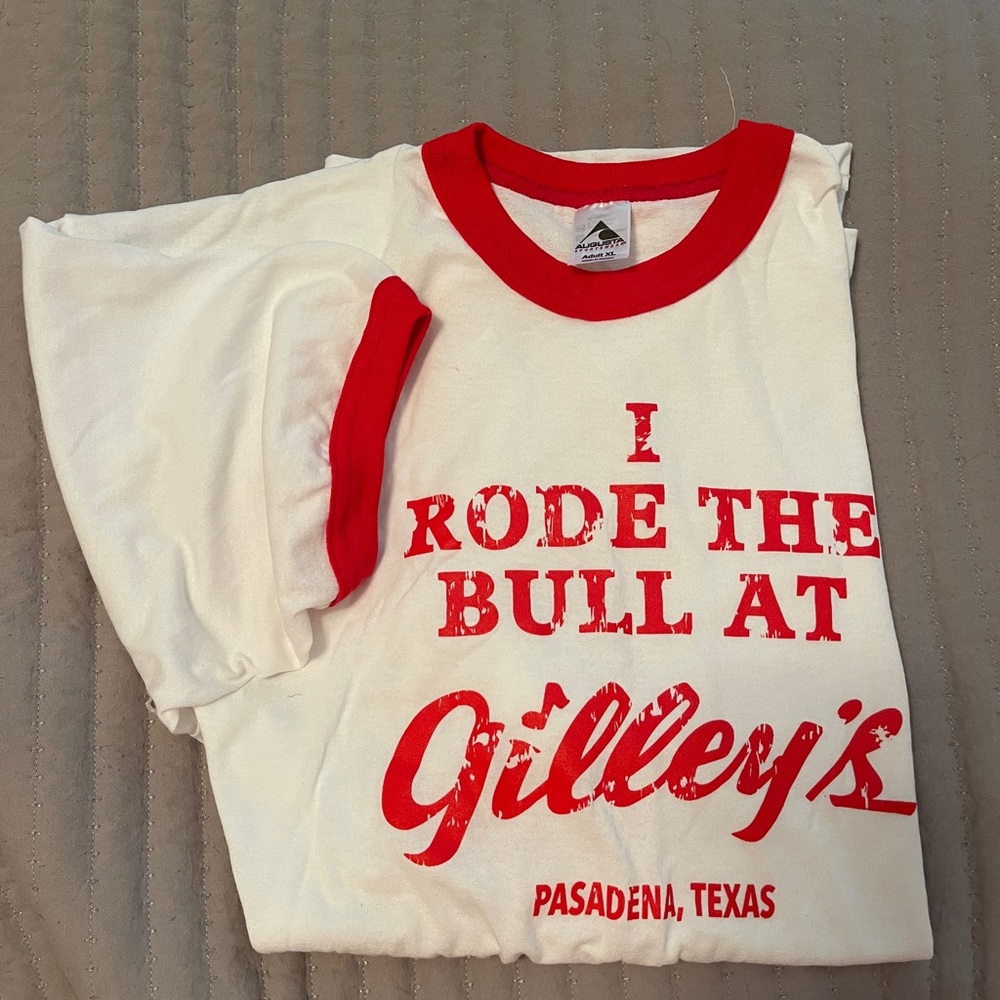 I Rode the Bull at Gilley’s XL Ringer T-Shirt